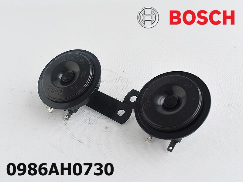 Сирена двогласна 12v bosch fc2 crna