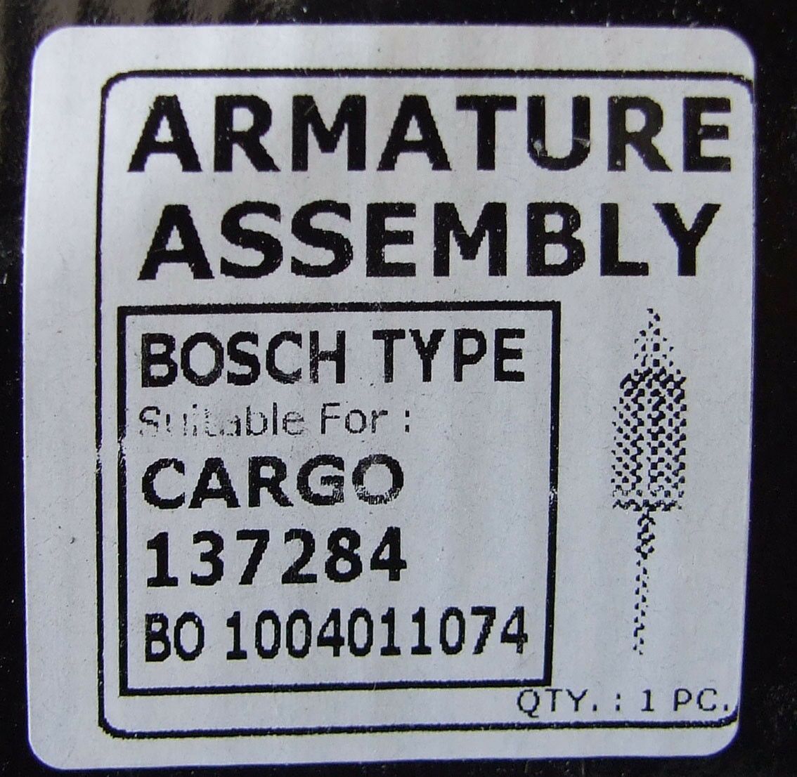 Ротор анл  bosch vw passat 0001