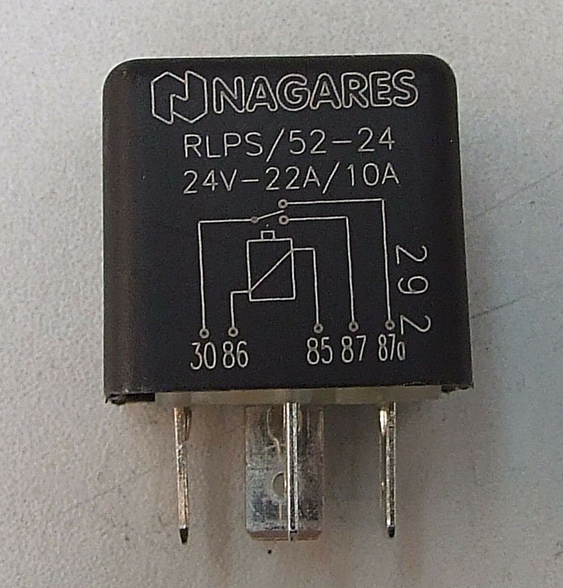 Реле 24v 10 / 22 amp ; 5 изводи