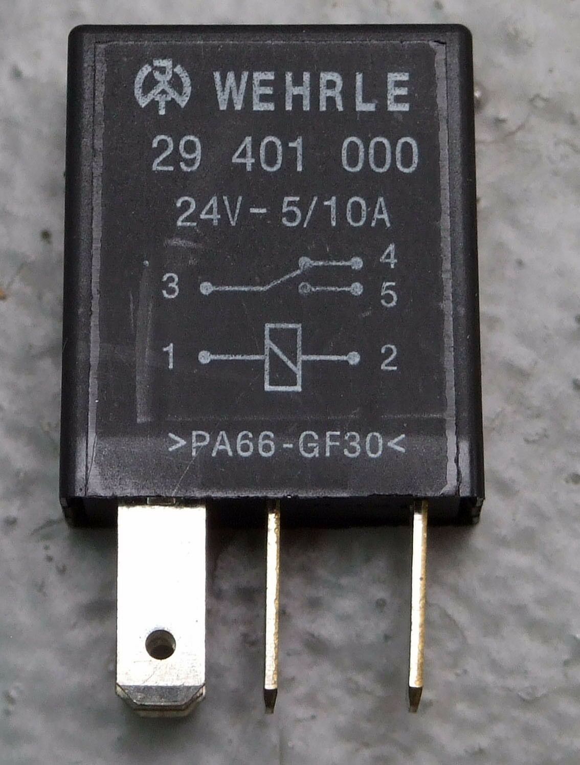 Реле 24v 4/10amp mikro