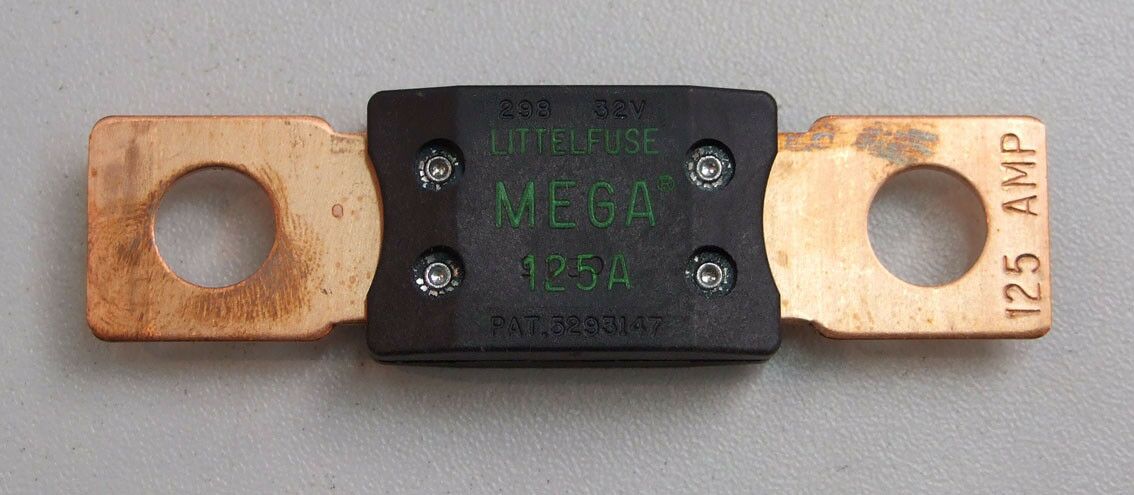 Осигурач мега 125 amp зелен