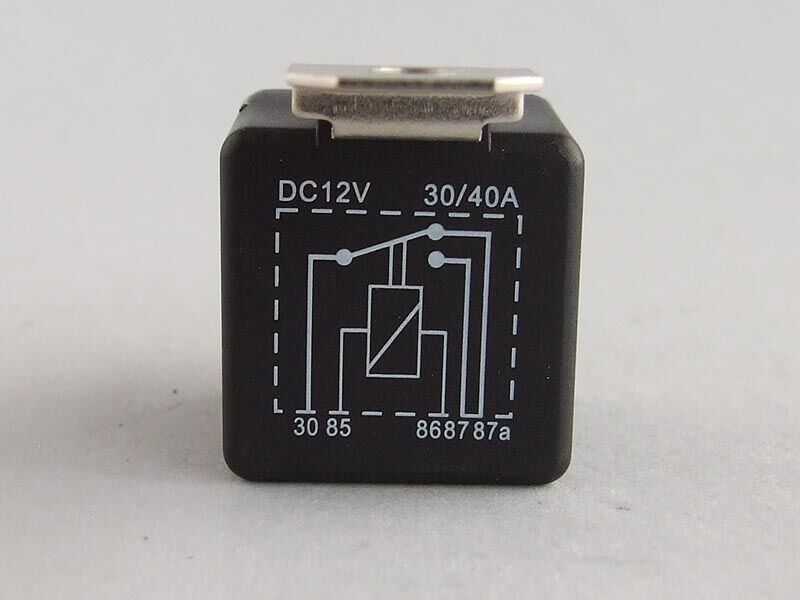Реле 12v 40/15a ; 5 изводи